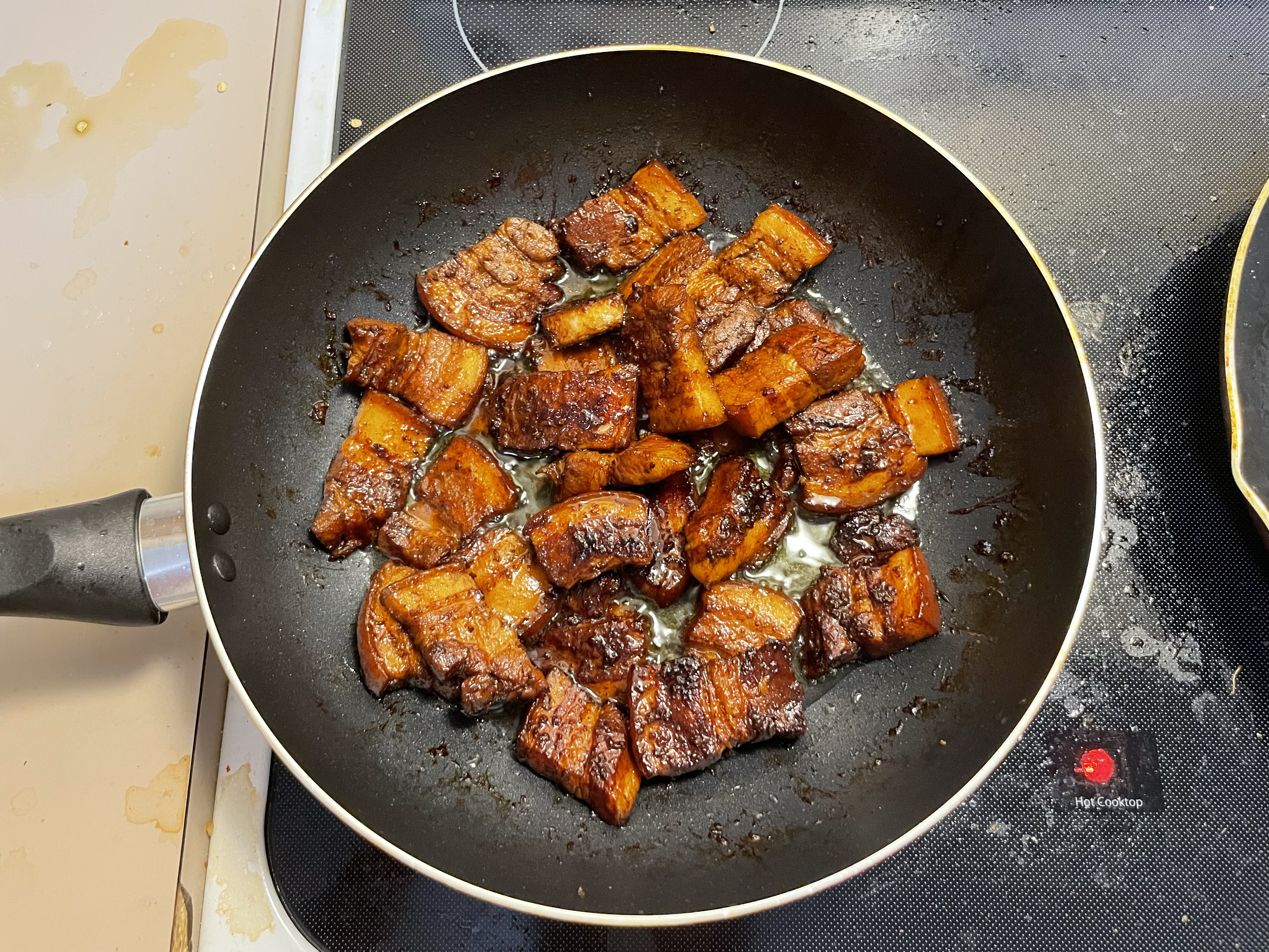 Red braised pork belly